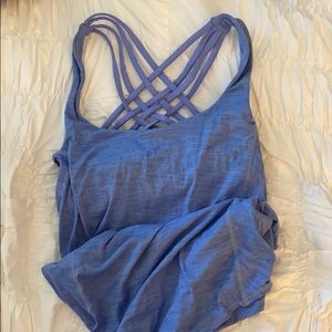 Lululemon Open Back Tank With Built in Bra